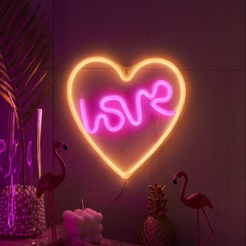 LED Night Light Neon Rainbow Cloud  USB or Battery Love Pride Bedroom Living Room Wedding Party Decoration Birthday Gift lamp