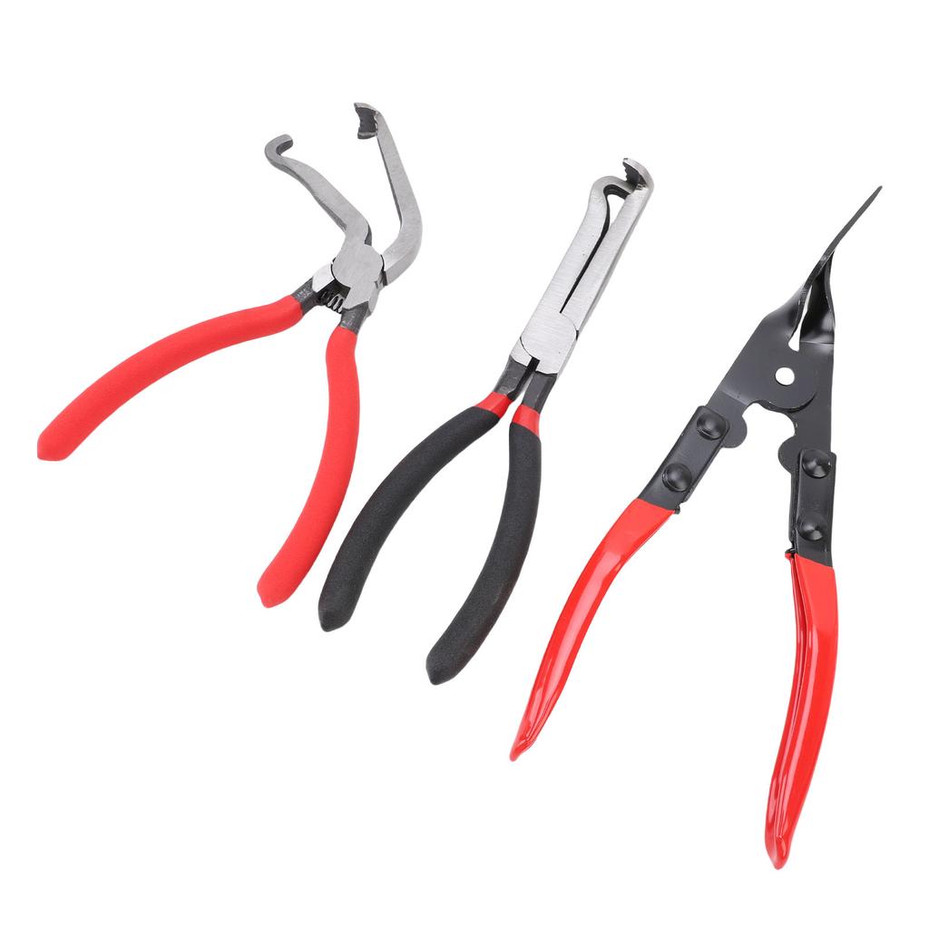 3Pcs Electrical Disconnect Pliers Cars Automotive Terminal Connector Separator Removal Tool 60 Degree Bent Straight