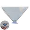 Projetor de Display Pirâmide de Holograma 3D com Mini Ventosa Portátil Universal para Celular Inteligente Dispositivo de Projeção Holográfica 3D