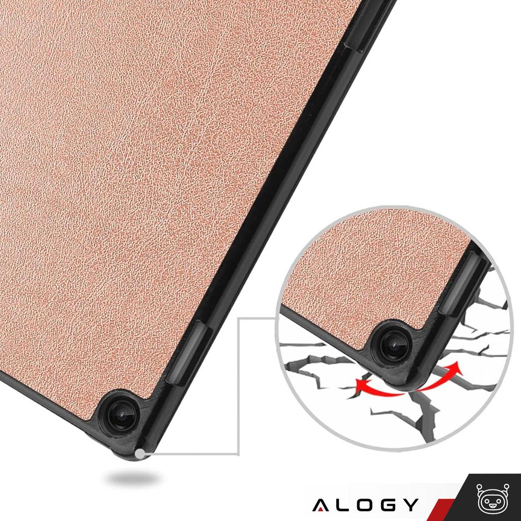 Etui Na Tablet Lenovo Tab M10 Fhd Plus 10.6 3 Gen 3Rd 3Gen 2023 Tb-125Fu / Tb-128Fu Case Book Cover Różowe Złoto