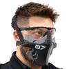 LayLax ARMOR FACE GUARD SHADOW BLACK Battle Style Polycarbonate Hard Face Mask for Airsoft