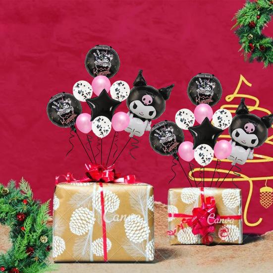 

30 шт., мультяшный воздушный шар, алюминиевая пленка, привлекательный милый аниме-воздушный шар для дней рождения, праздников, вечеринок, украшений