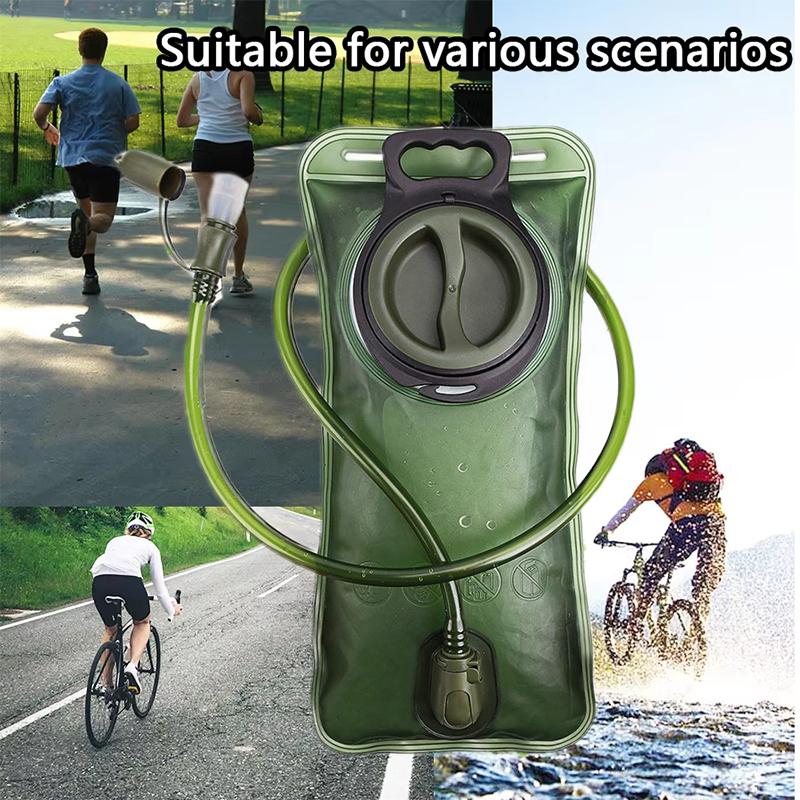 2L Leakproof and Durable Hydration Bladder One-Button Quick Release Hydration Bag BPA Free Leakproof for Camping and Hiking