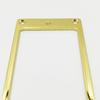 2-piece Set of Dual-coil Pickup Metal Frames Metal Frame Dual-coil Pickup Frame Frame Flat-edged Mounting Frame