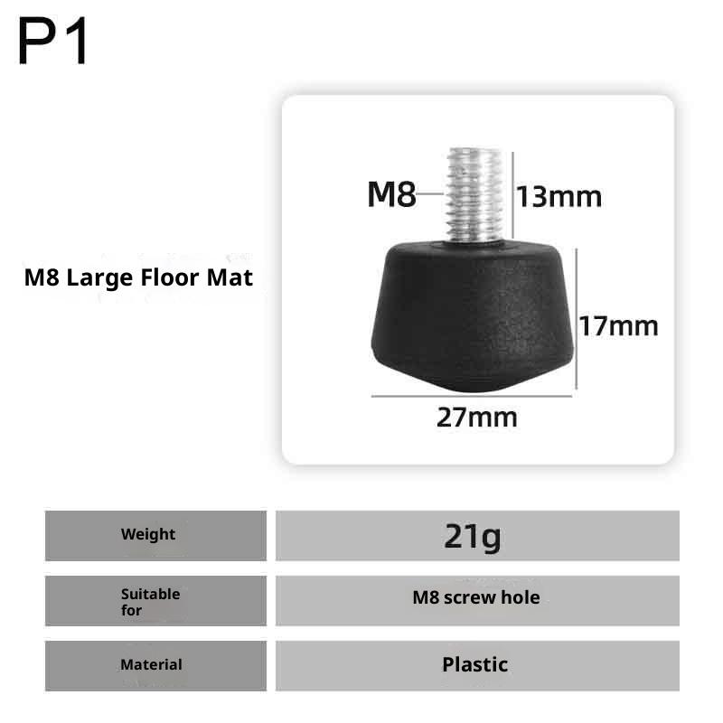 Hot 1Pc Universal Anti-slip Rubber Foot Pad Feet Spike 3/8 Inch 1/4 Inch M8 Photography Accessories For Tripod Monopod