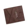 Vintage Men's Short Wallet Multi-position Leather Coin Pocket Fashion PU Card Bag  Male