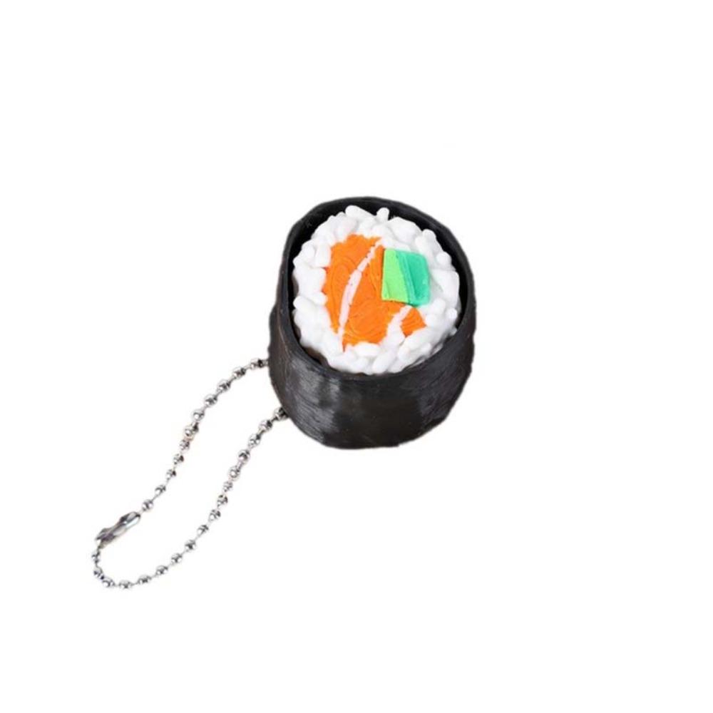 Finger Button Clicker Sushi Keychain Simulation Sensory Clicker 3D Printed Pendant Kids Toy