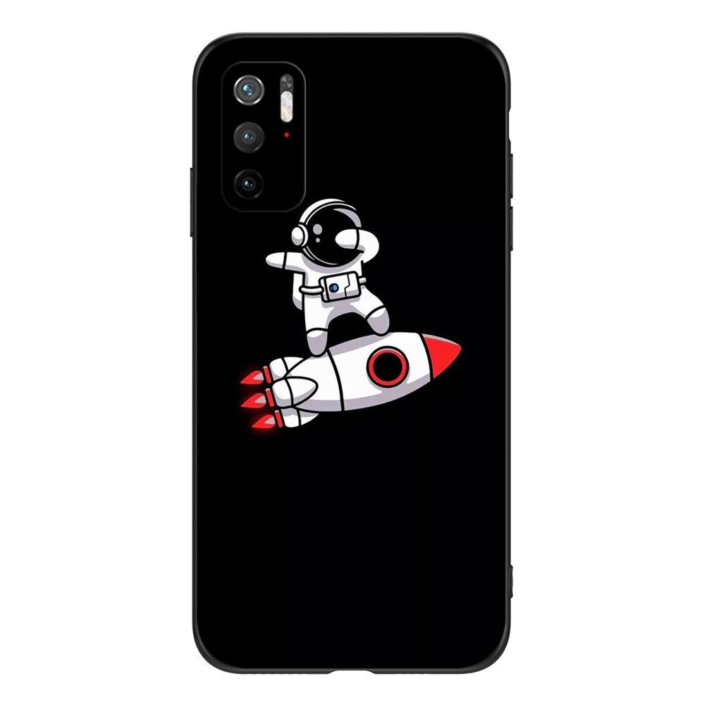 For Poco M3 Pro 5G Case 6.5" Xiaomi Redmi Note 10 5G Phone Back Cover Bumper POCOPHONE Black Tpu Case Cute Funy
