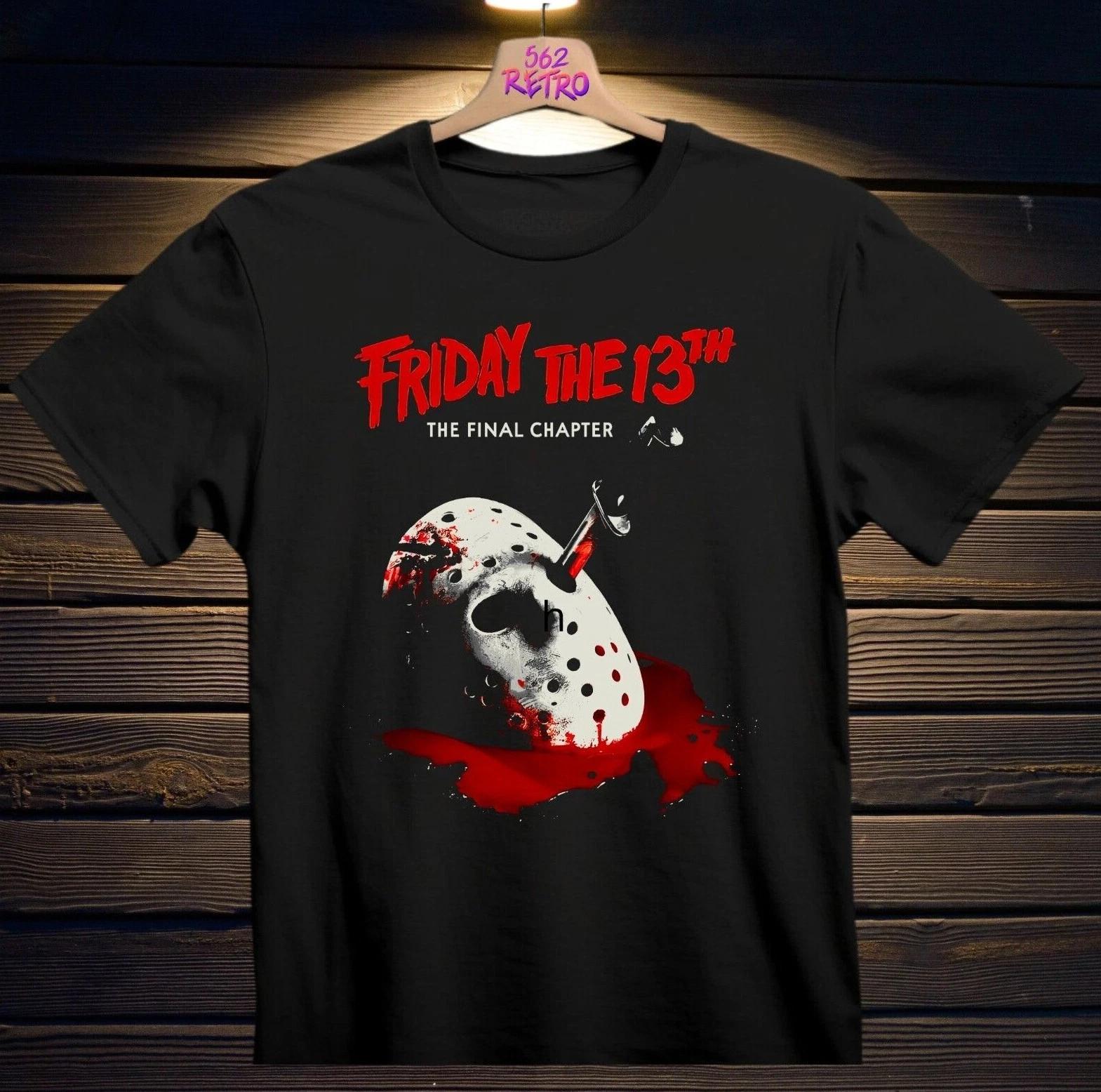 Friday The 13th The Final Chapter Horror Movie T-Shirt Black S-3XL M