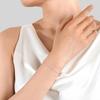 FANCIME Platin-Armband für Natürlichen November Single Perfekt für und Beliebt Geschenkverpackung Enthalten Damen, Topas, Geburtsstein, Stein, Pt950, Schlank,