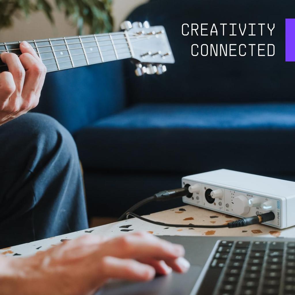 Arturia MiniFuse 2 Dual Audio Interface Connects directly to smartphones and compact and and includes a comprehensive software suite (OTG) - tablets,