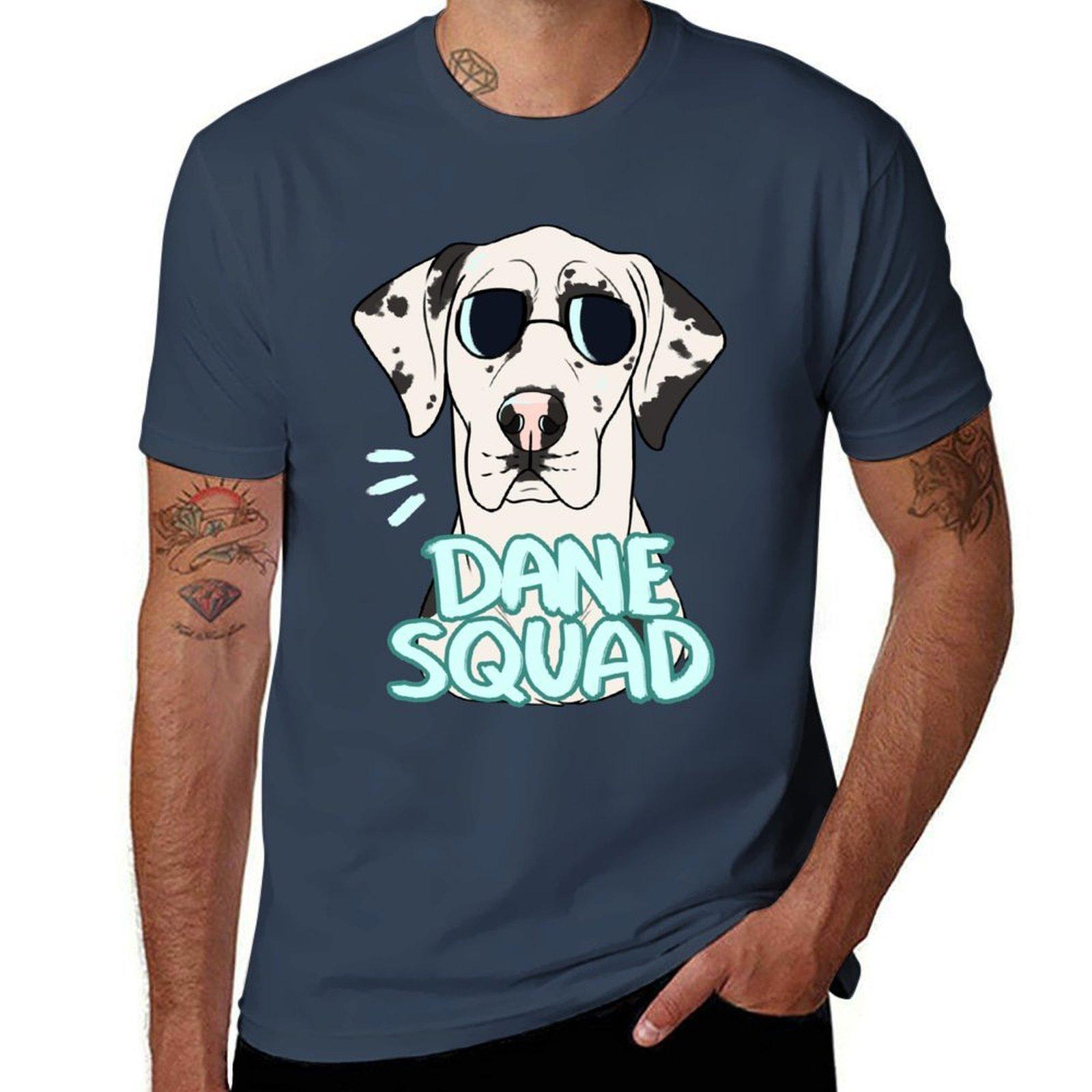 DANE SQUAD harlequin TShirt NonShrink Basic Cotton TShirt S
