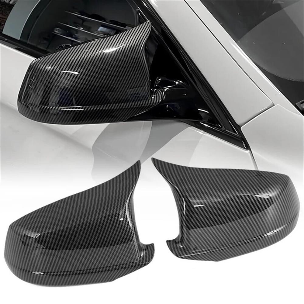 Carbon Fiber Look Side Mirror Covers For BMW 5 Series F10 F11 Pre-LCI 2011-2013