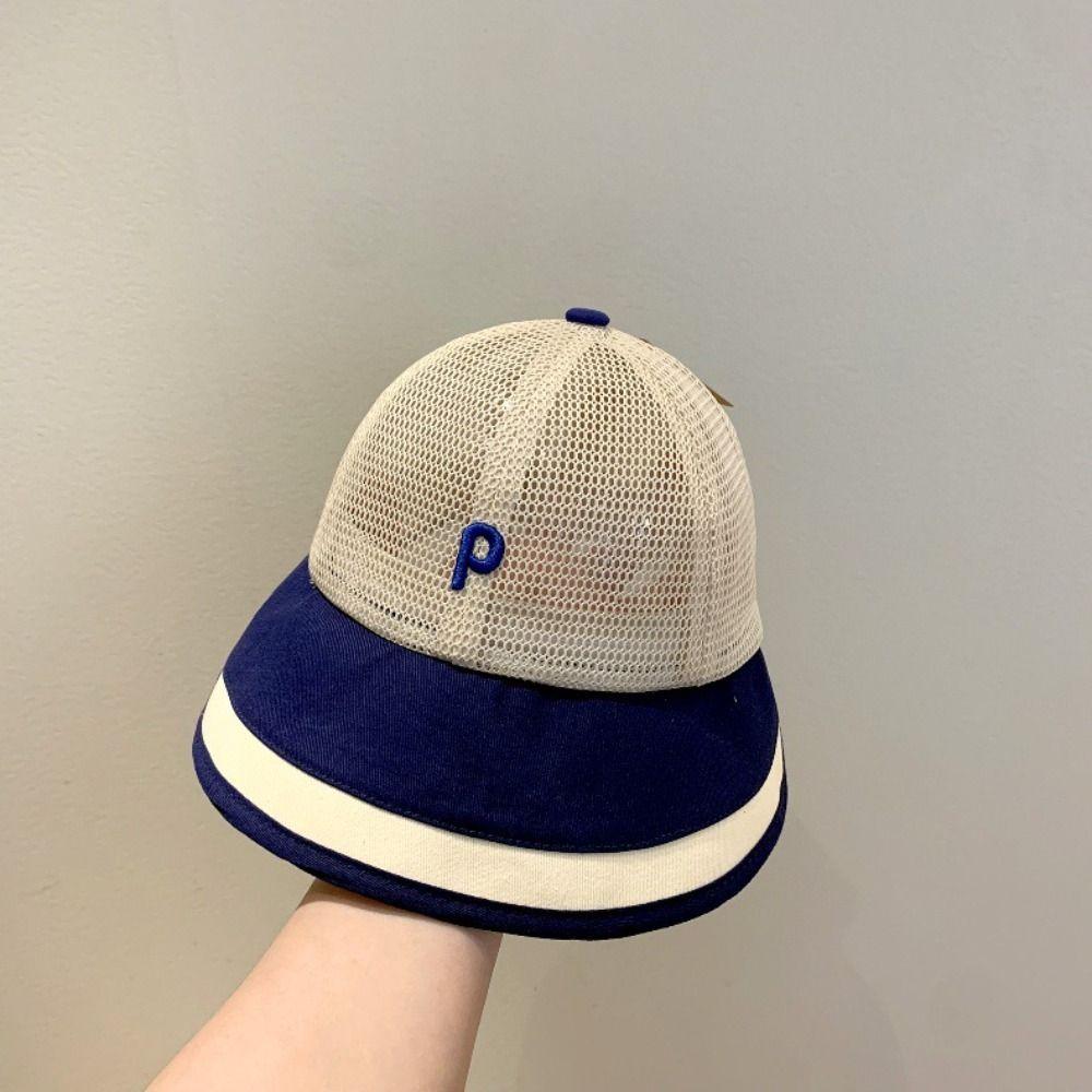 Letter Baby Fisherman Hat Large Visor Kids' Summer Hats Fashion Sun Hats