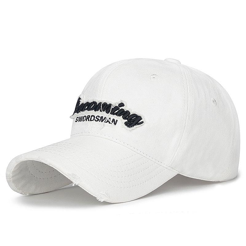 Outdoor Cap Women's Youth Hole Patch Baseball Cap Embroidery Sunhat