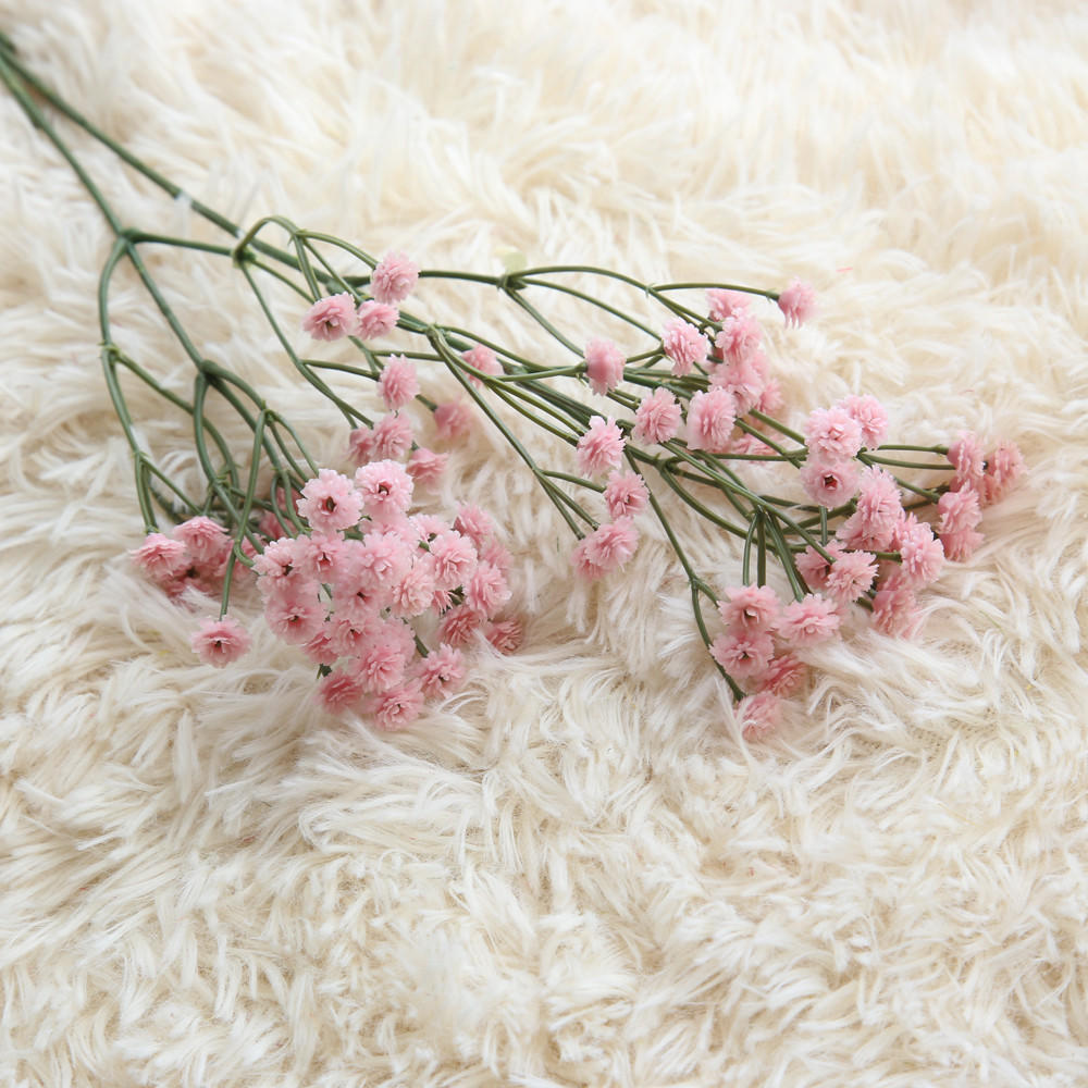 Künstliche Seidenblumen, Schleierkraut, Hochzeitsstrauß, Partydekoration