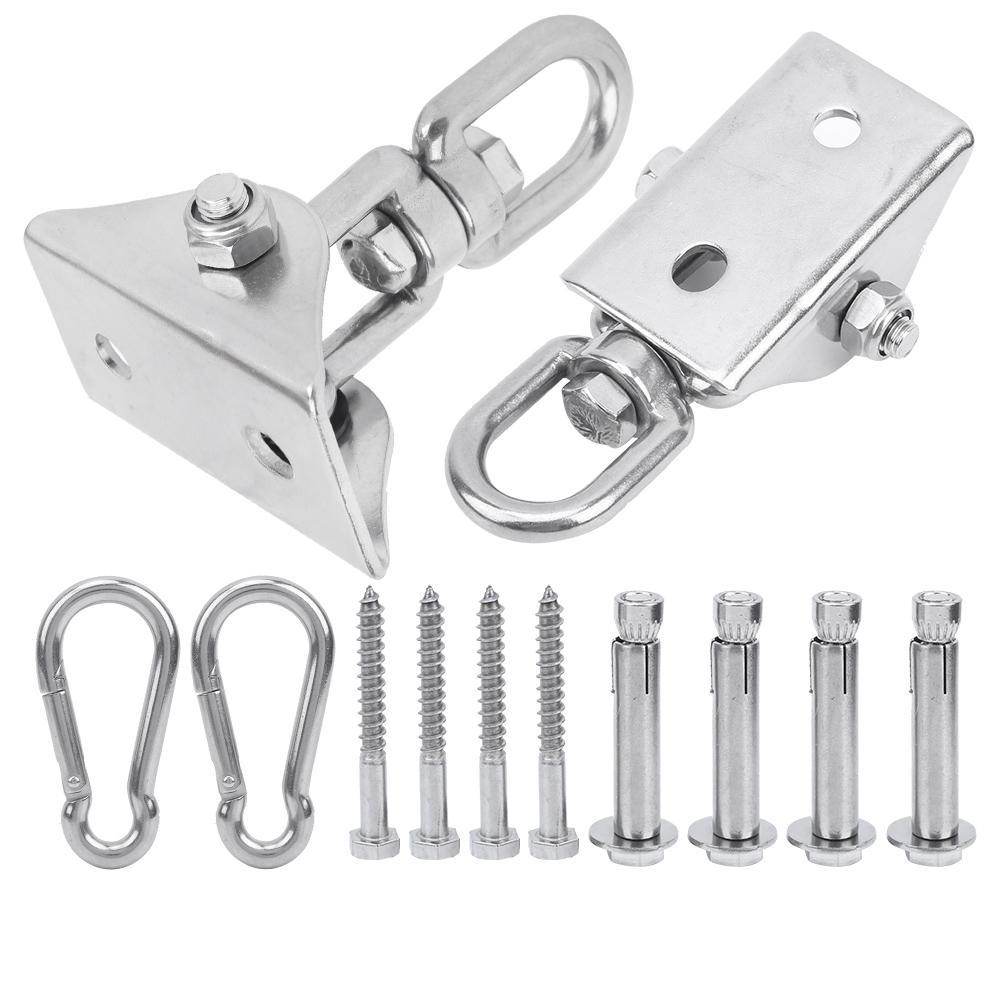 Hochleistungs-Schaukelaufhängungen aus 304 Edelstahl Schaukelaufhängeset Verriegelbare Karabiner