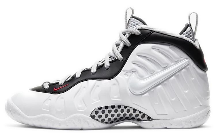 Nike Air Foamposite Pro White Black University Red GS 644792-103 40