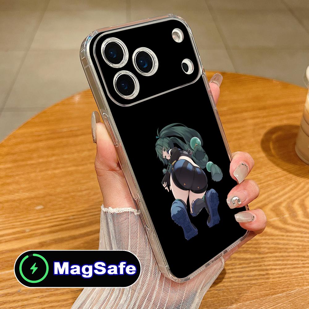 

Zenless Zone Zero QingYi Phone Case for iPhone 17 16 15 14 13 12 11 Air Pro Max Plus Mini Magsafe Clear Colorful Cover Luxury iPhone17