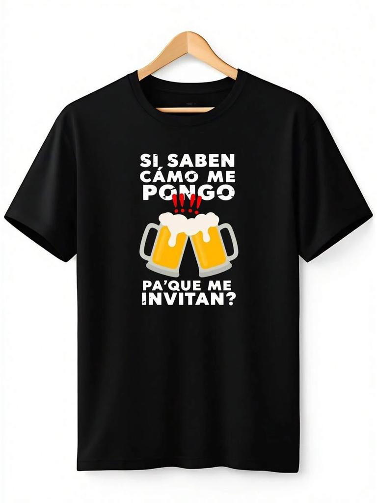 If They Know How To Get Me Drunk, That's Why They Invite Me Funny Beer Drinking T-Shirt For Unisex