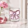 Bow Glass Cup, Breakfast Milk Coffee Mug, 300ml Whiskey Tumbler for Juice, Heat Resistant Tea Cup, Home Bar Decor Gift for Women