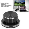 USB Volume Control Knob Versatile Professional External Media Adjustment Controller 360 Degree Rotating Plug and Play for PC