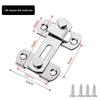 Gate Latch Sliding Barn Door Latch For Locking Matte Black Stainless Steel Gate Latches Flip Latch Safety Door Bolt Latch Lock
