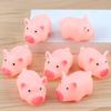 6Pcs Squeeze Toy, Pink Pig Shape Soft Sensory Toy, Medium Size Relaxation Squeeze Ball for Adult Hand Repeated Squeezing Stretching Relaxation Toy