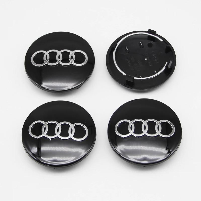 2026 4Pcs 4F0601165N 60-135mm ABS Wheel Hubcap Cover For AQ4 Q7 Q5 Q3 A6 C7 A7 A5 A4 B9 A3 8V 8P Rim Replacement Tuning Accessory