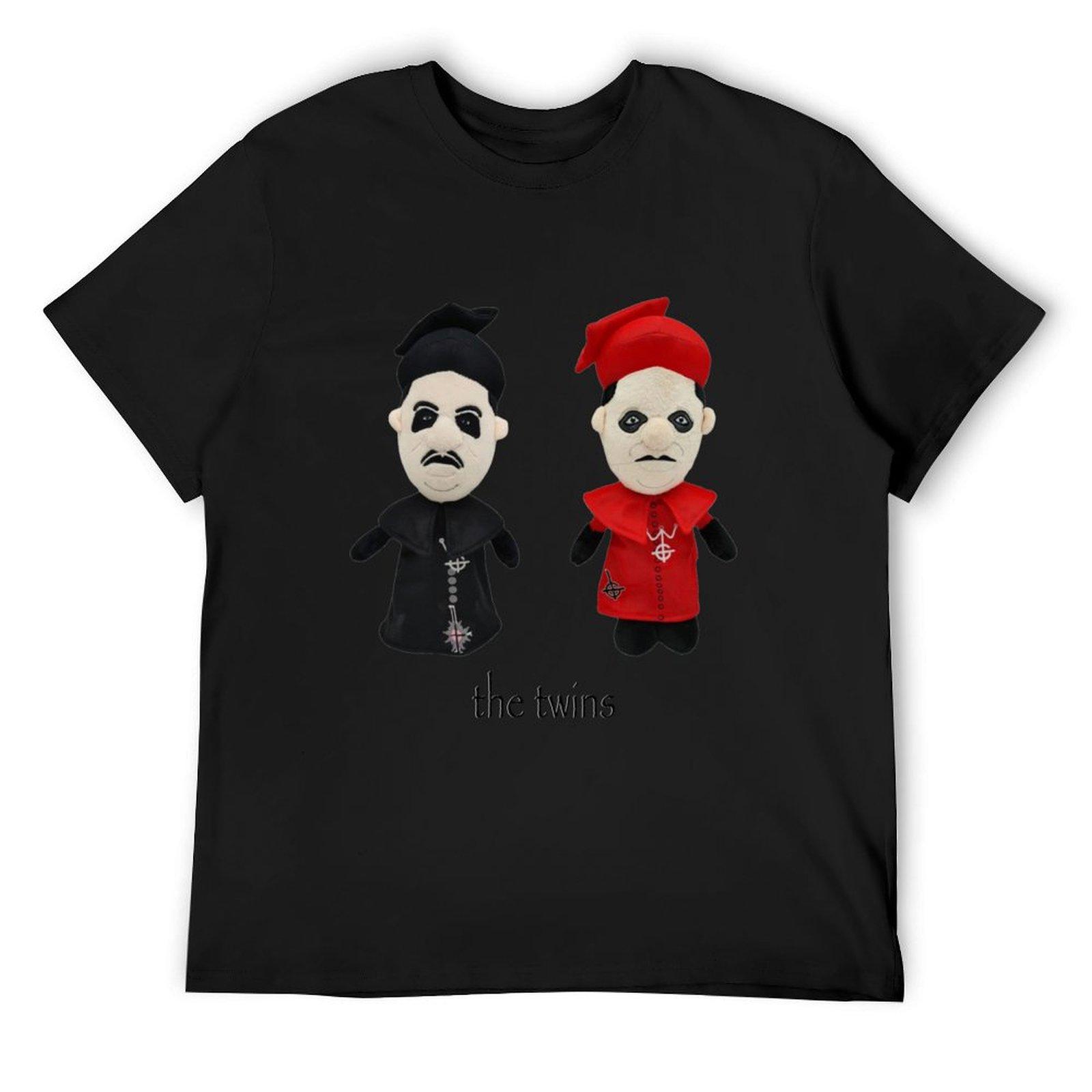 

The twins cardinal plushie copia black and red T-Shirt custom shirt oversized baggy shirts t shirt for men 4XL