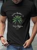 Vintage Santa Barbara California Graphic T-shirt - 180g Cotton Crew Neck Short Sleeve Tee with Palm Tree Design & EST. 1982