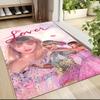 Taylor Swift Lover Album Artwork Carpet Rug Soft Washable Antislip Home Living Room Sofa Mats Personalized Christmas Rug