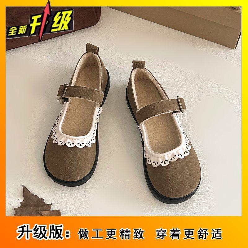

French retro with skirt Japanese shoes women s 2025 summer new fashion round head student Mary Jane single shoes women 40