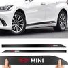 Car Waist Side Skirt Decoration Stickers Carbon Fiber Car Stickers For Mini Cooper R53 R50 F54 F55 F56 F57 F60 R52 R55 R56 R57