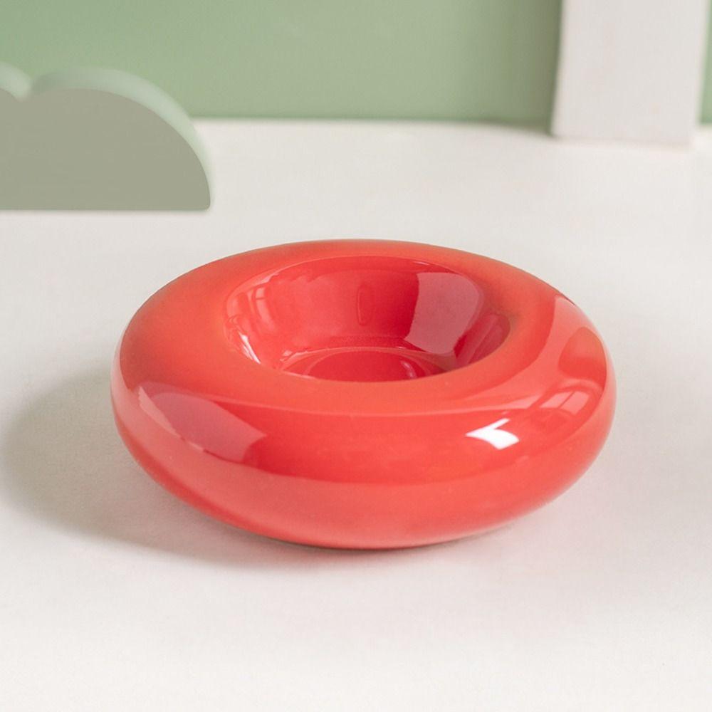 Universal Ceramic Cat Food Water Bowl Anti Vomiting Anti Slip Pet Feeder Dish Stable Anti-flip Pet Food Basin Wet Dry Food