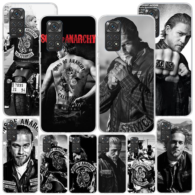 Sons Of Anarchy Black Phnoe Case for Phnoe Case for Xiaomi Redmi Note 15 14 14S 13 Pro Plus 12 12S 11S 11E 10S 10 11T 5G Unique