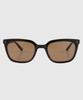 Tuditeo Arc Unisex Oversized Square Retro Foldable Sunglasses C3 Brown