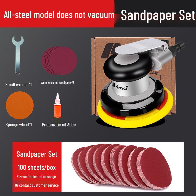 Handheld Air Grinder: Pneumatic Sandpaper Machine for Dry Grinding, Car Waxing & Polishing