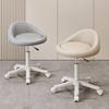 Adjustable Dressing Chair Five-Point Base Rolling Curved Backrest