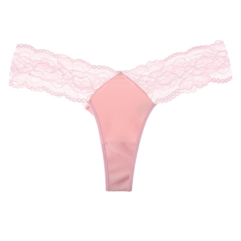 Dames Sexy Kanten Slipjes Lage Taille Ondergoed String Dames G-String Ademend Lingerie Verleiding Transparant Intimates