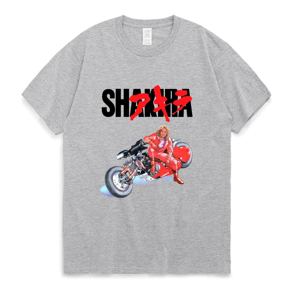 

Shakira T Shirt Akira Shotaro Kaneda Motorcycle Japan Anime T-shirts Tokoyo Funny Oversized Streetwear Tee Shirt Men Women Tops 2XL