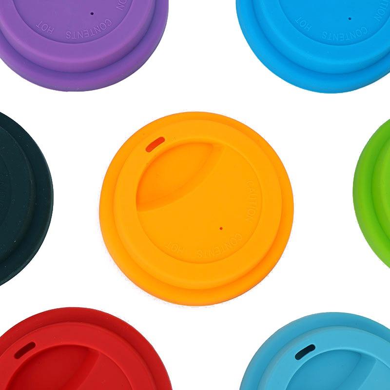 Silicone Insulation Leakproof Cup Lid Heat Resistant Anti-Dust Mug Cover Kitchen Tea Coffee Sealing Lid Caps Home Supplies