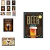 Timeless Cafe Bar Pub Beer Vintage Art For Stylish Living Room Decoration