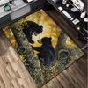 1Pc Black Bear Rug - home decoration Carpet For Living Room Bedroom Flooring Computer Chair Area Rug