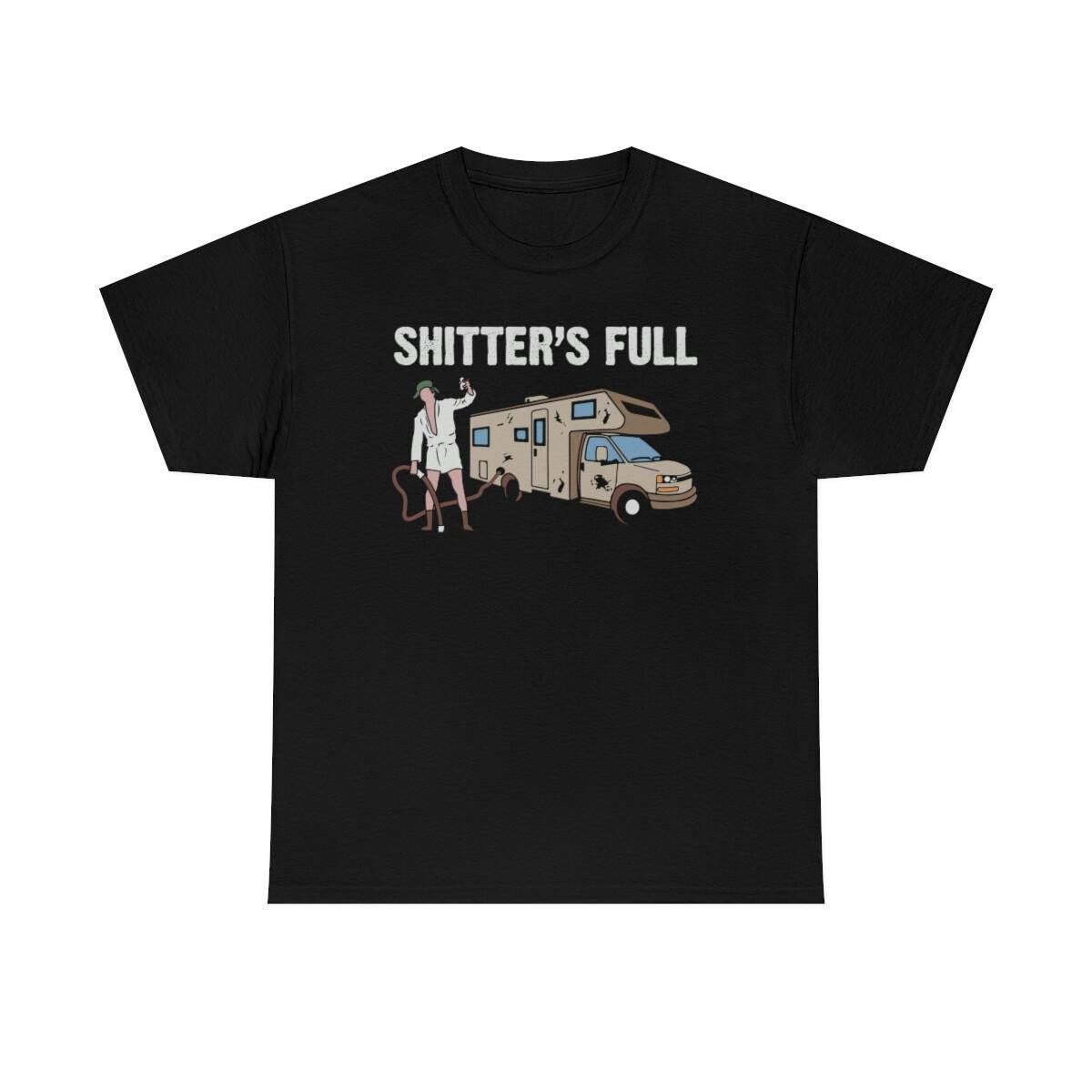 Shitters Full Funny Christmas Holiday T-Shirt S