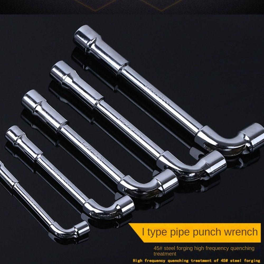 Elbow Hardware Tools 7-shaped Socket Wrench Durable Perforated Wrench