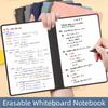 Erasable Reusable Notebook PVC Memo Notepad Portable Design Whiteboard Set  Home Use