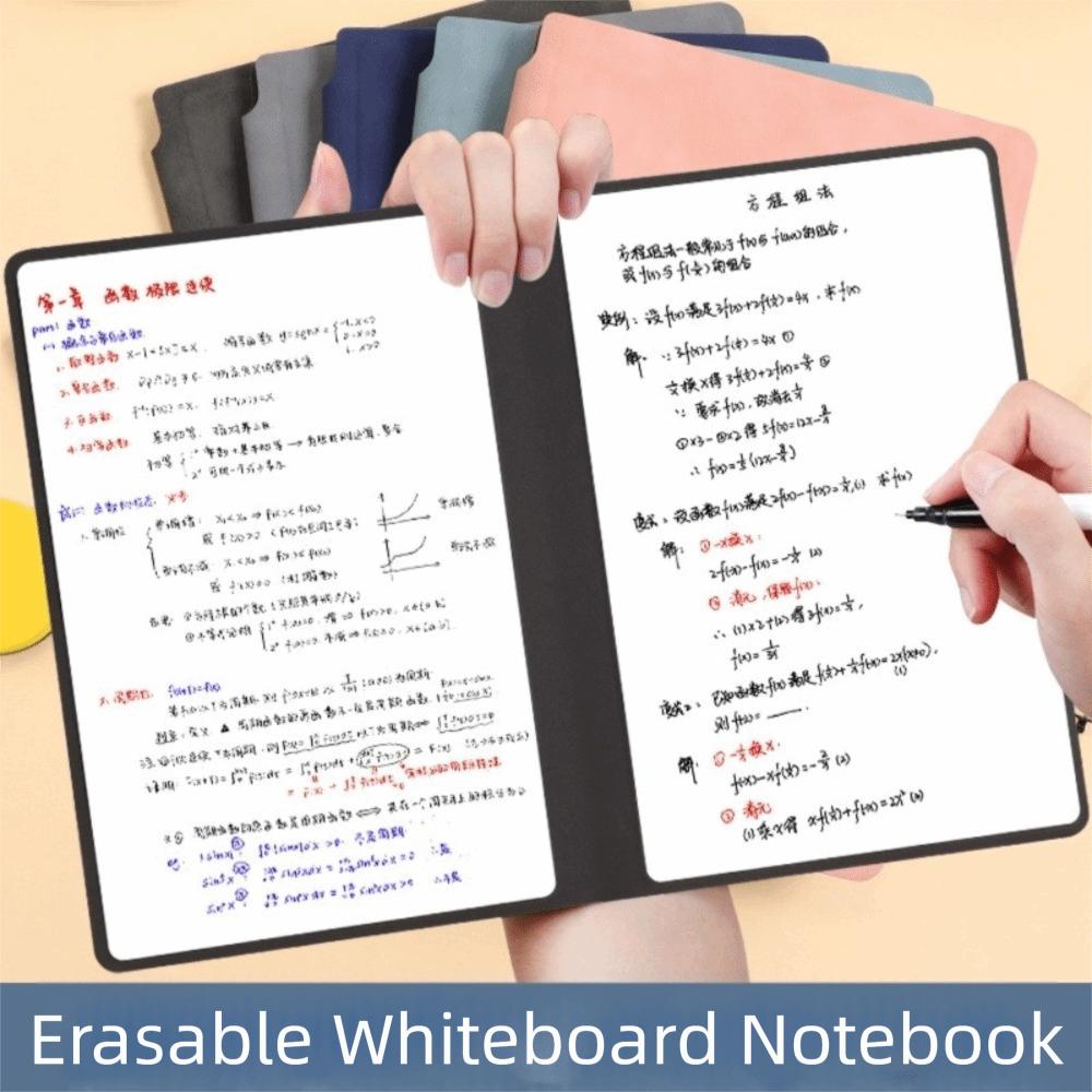 Erasable Reusable Notebook PVC Memo Notepad Portable Design Whiteboard Set Home Use