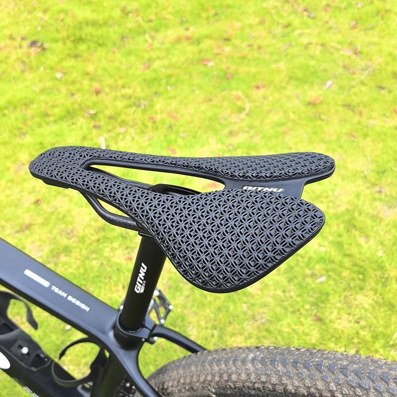3D Printed Carbon Fiber Bike Saddle Ergonomic Road Mountain Seat Cushion