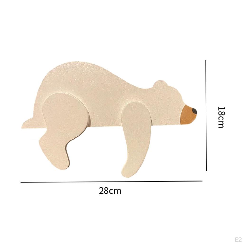Bär Tür Topper Ecke Skulptur Wand Kunst Beweglichen Gliedmaßen Schlafen Dekor für